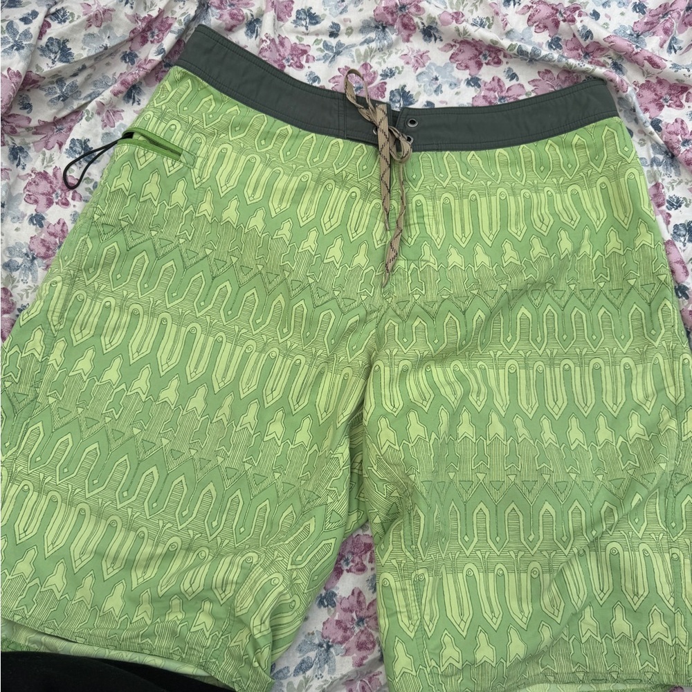 Men's Green Swim Shorts